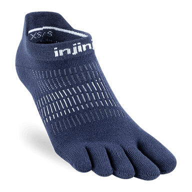 Injinji Socks XS \ S / Navy Injinji Women's RUN Lightweight No-Show XMiles