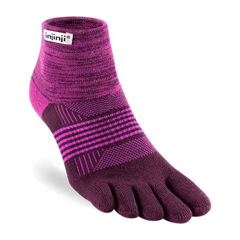 Injinji Socks XS/S / Violet Injinji Women's Trail Midweight Mini-Crew XMiles