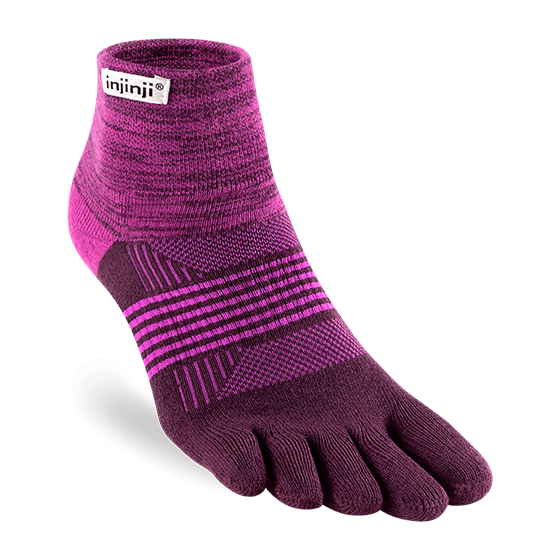 Injinji Socks XS/S / Violet Injinji Women's Trail Midweight Mini-Crew XMiles