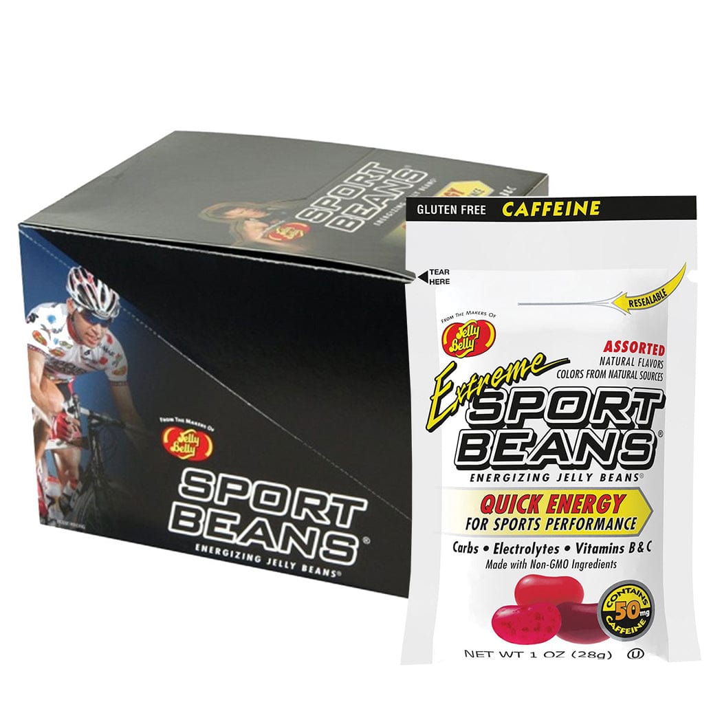 Jelly Belly Chews Box of 24 / Assorted Extreme Sport Beans w/ Electrolytes (28g) XMiles