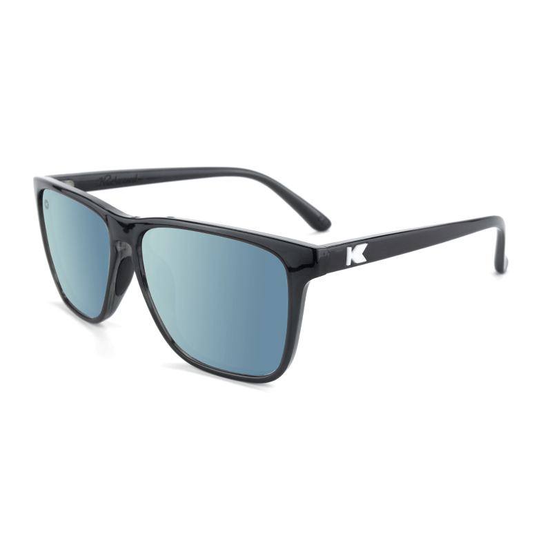 Knockaround Sunglasses Jelly Black / Sky Blue Fast Lanes Sport XMiles