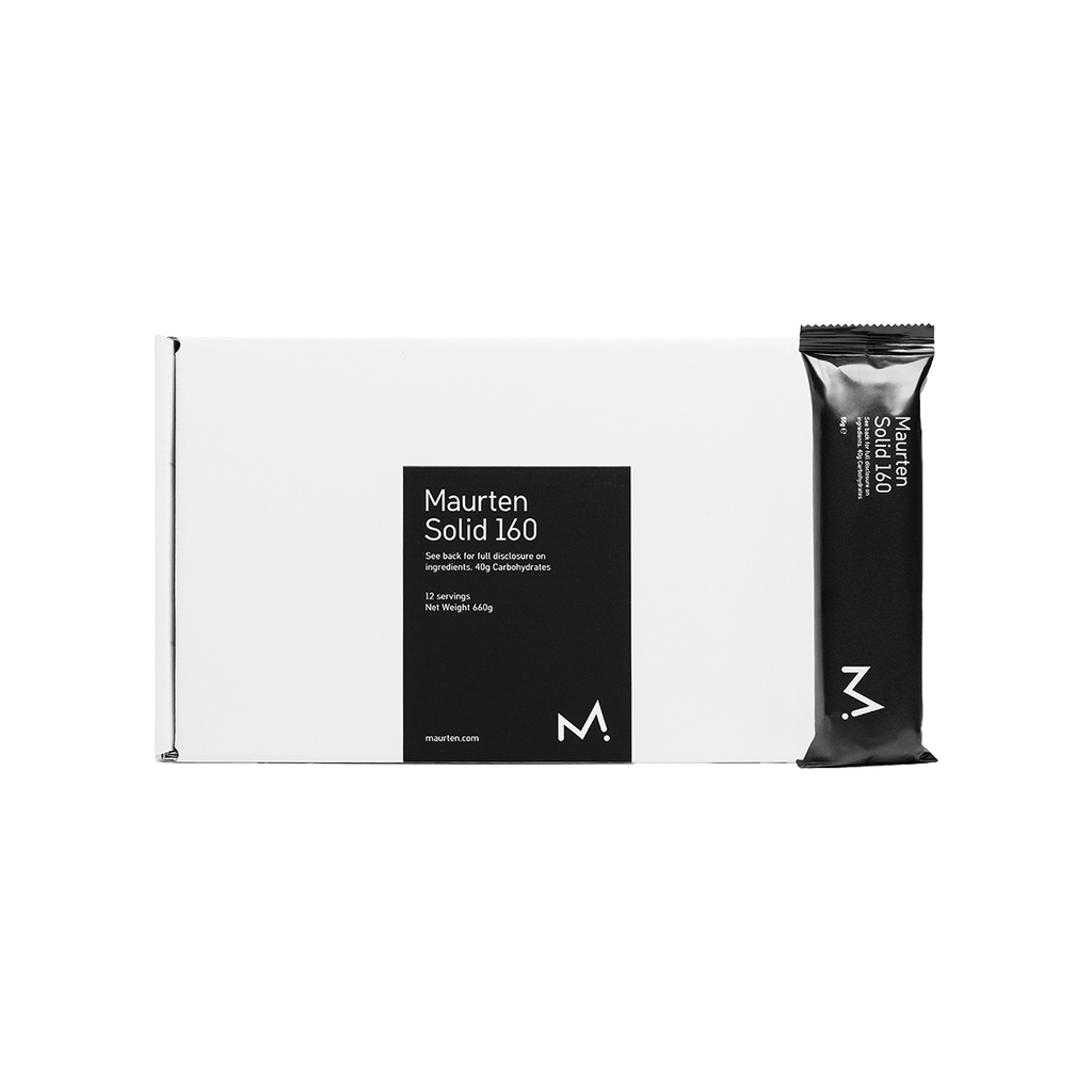 Maurten Energy Bars Box of 12 / Unflavoured Solid 160 XMiles