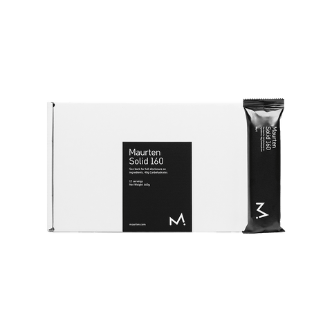 Maurten Energy Bars Box of 12 / Unflavoured Solid 160 XMiles
