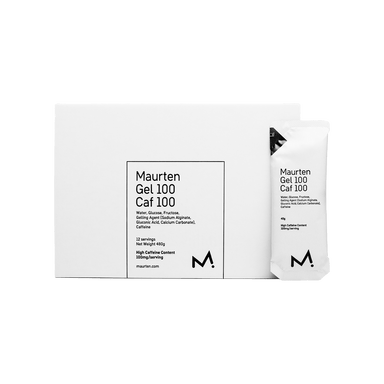 Maurten Gels Box of 12 / Gel 100 Caf 100 Gel 100 Caf 100 XMiles