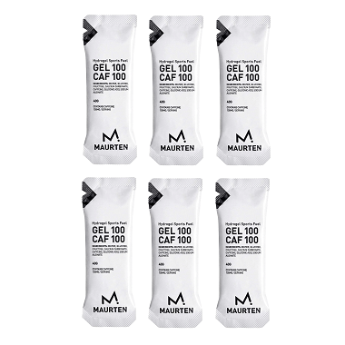 Maurten Gels Pack of 6 / GEL 100 CAF 100 GEL 100 CAF 100 (40g) XMiles