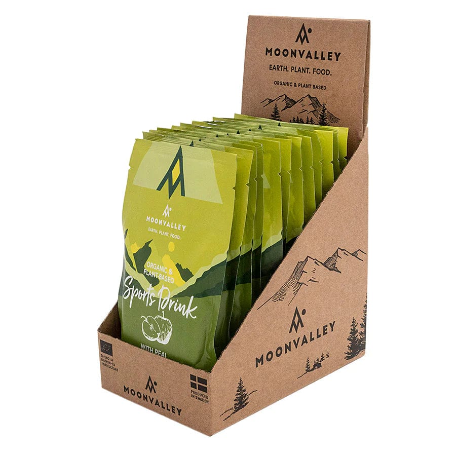 Moonvalley Energy Drink Box of 12 / Apple Organic Sports Drinks XMiles