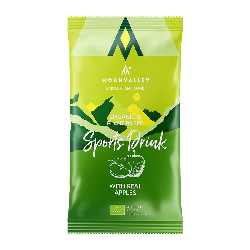 Moonvalley Energy Drink Single Serve / Apple Organic Sports Drinks XMiles