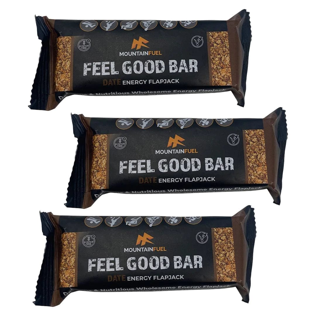 Mountain Fuel Energy Bars Pack of 6 / Date Feel Good Bar (70g) XMiles