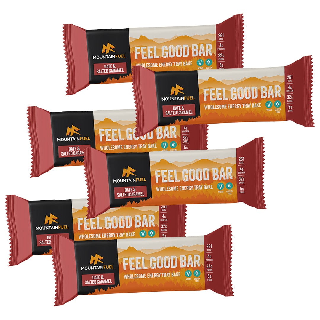 Mountain Fuel Energy Bars Pack of 6 / Date & Salted Caramel Feel Good Bar XMiles