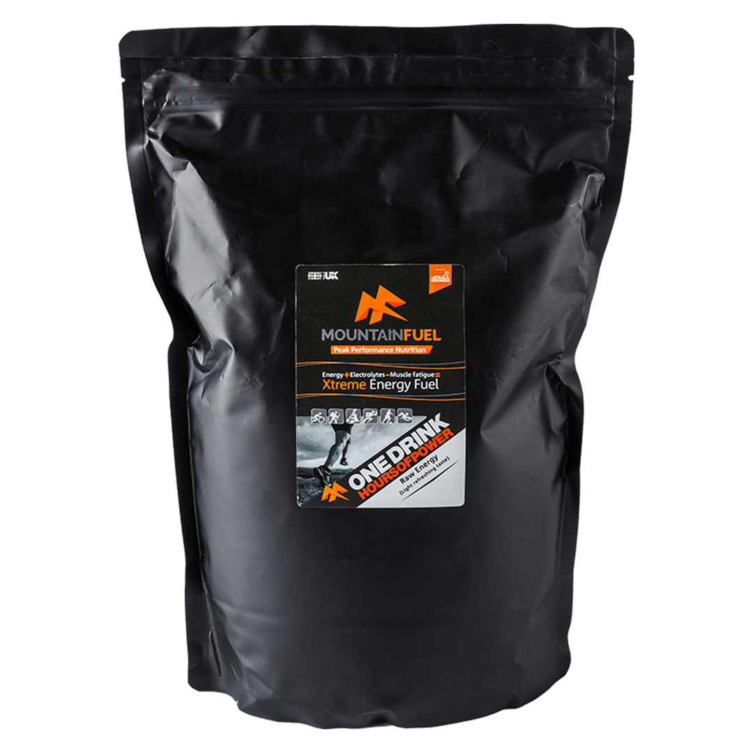 Mountain Fuel Energy Drink 30 Serving Pouch (1.5kg) / RAW Xtreme Energy Fuel XMiles