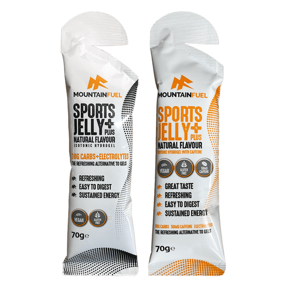 Mountain Fuel Gels Pack of 6 / Mixed Hydrogel Sports Jelly Plus XMiles