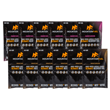 Mountain Fuel Protein Drink Pack of 12 / Mixed Ultimate Recovery Fuel XMiles