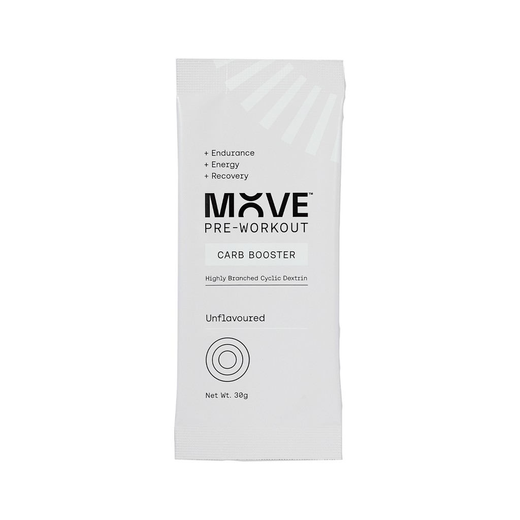 MOVE Pre-Workout Single Serve / Unflavoured Carb Booster XMiles