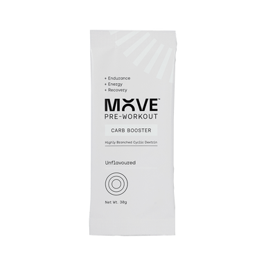 MOVE Pre-Workout Single Serve / Unflavoured Carb Booster XMiles