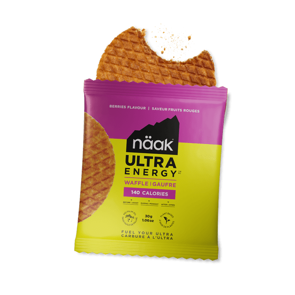 Näak Energy Bars Single Serve / Berries Ultra Energy Waffles XMiles