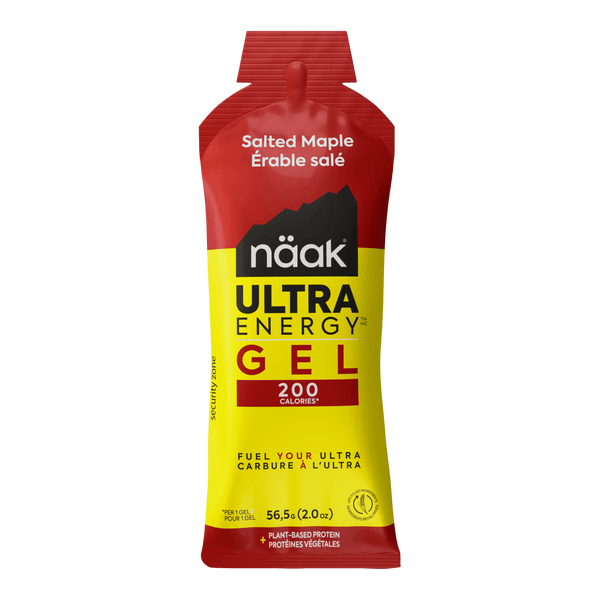 Näak Gels Single Serve / Salted Maple Ultra Energy Gels XMiles