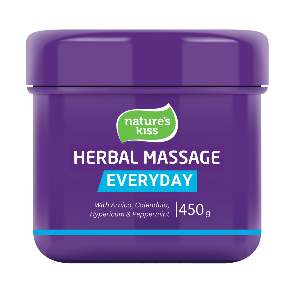 Nature’s Kiss Massage / Muscle Rubs 450g Tub Nature’s Kiss Herbal Massage XMiles