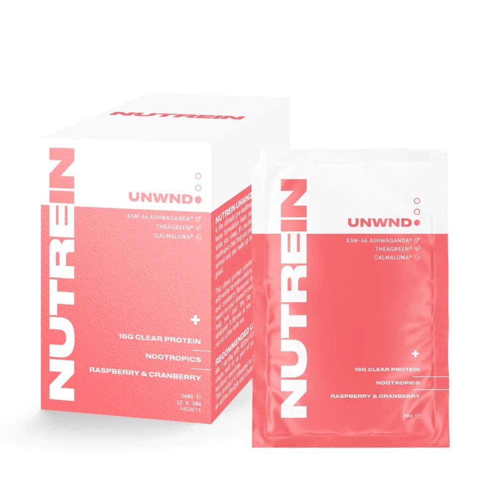 NUTREIN Supplement Single Serve / Raspberry & Cranberry UNWND XMiles