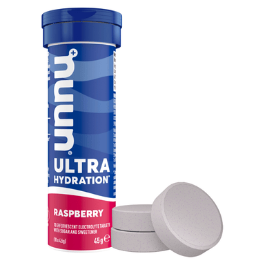 Nuun Electrolyte Drinks 10 Serving Tube / Raspberry Nuun Ultra XMiles