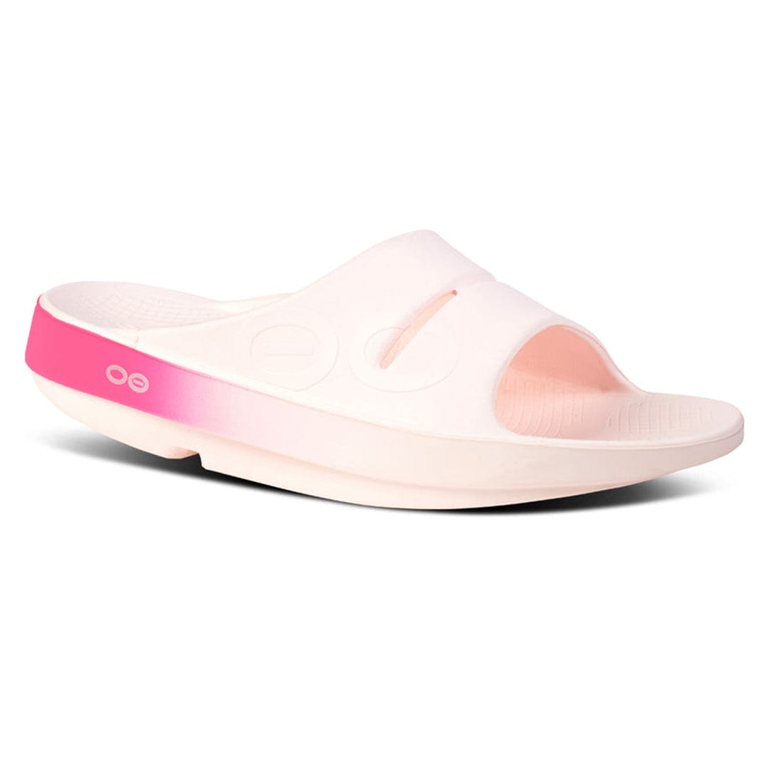 Oofos Sandals \ Slides UK M4 / W5 EU 38 / Blush Fade Ooahh Sport Recovery Slides XMiles