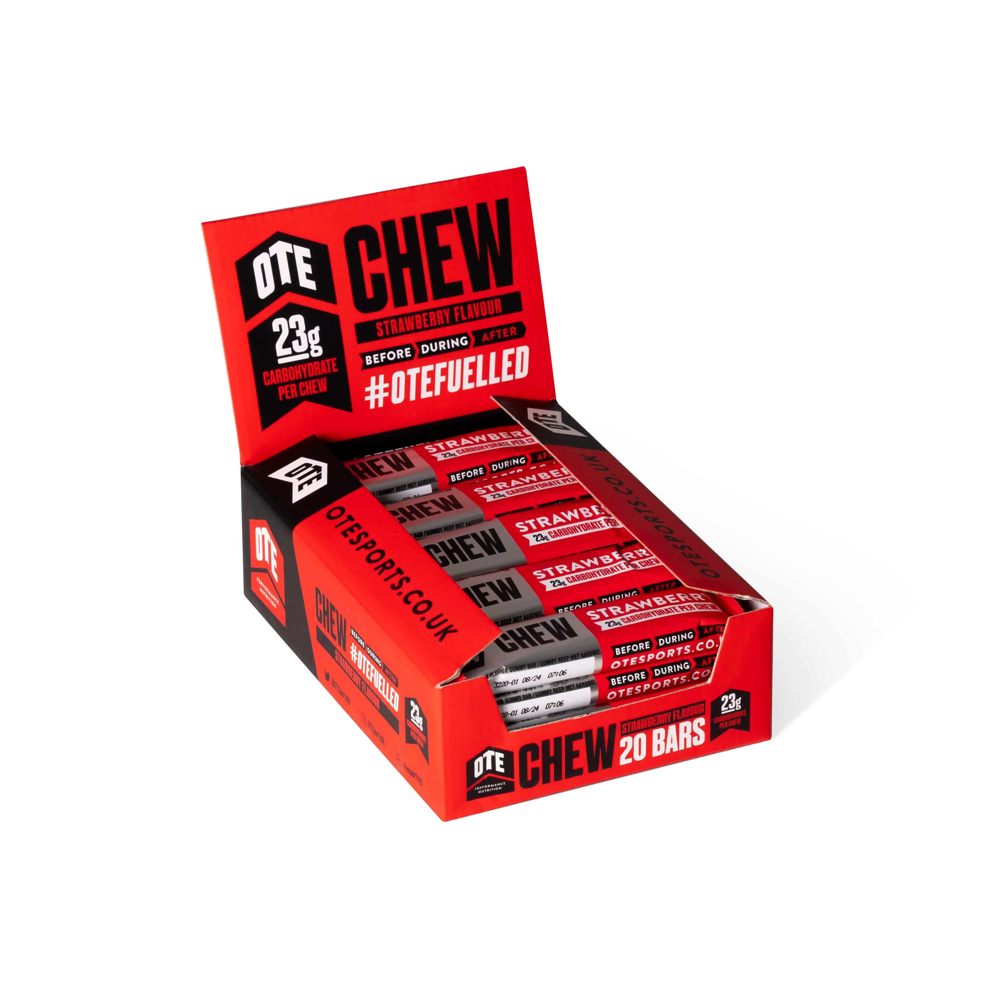 OTE Box of 20 / Strawberry OTE Energy Chew XMiles