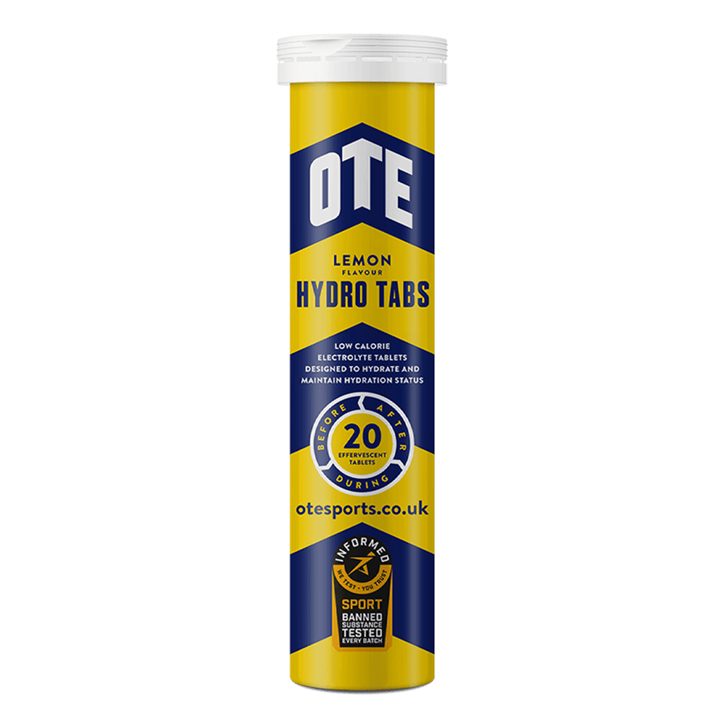 OTE Electrolyte Drinks 20 Serving Tube / Lemon OTE Hydro Tabs XMiles