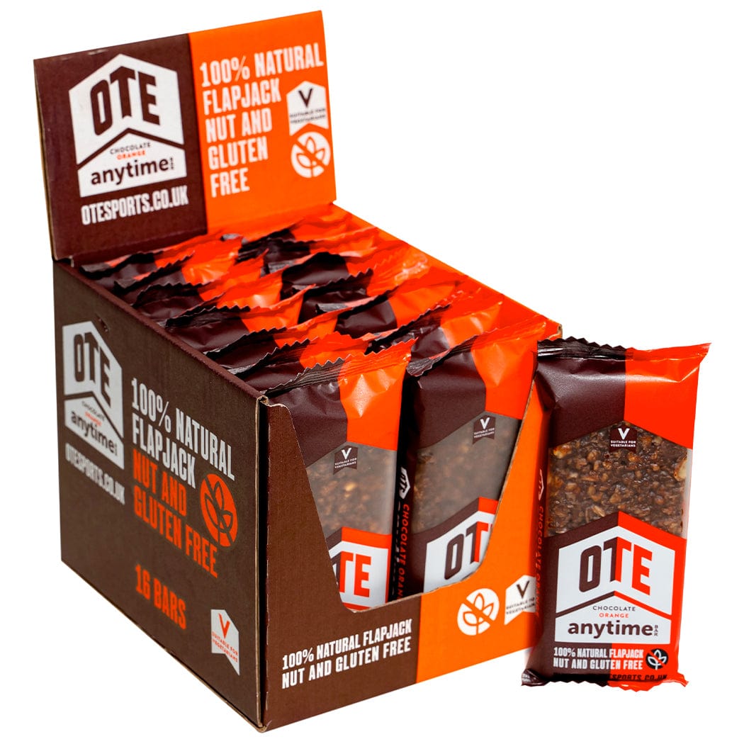 OTE Energy Bars Box of 16 / Chocolate Orange Anytime Bar XMiles