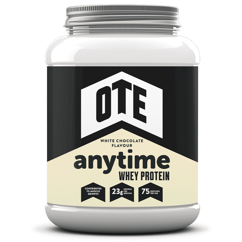 OTE Protein Drink 33 Serving Tub (1kg) / White Chocolate Anytime Whey Protein XMiles