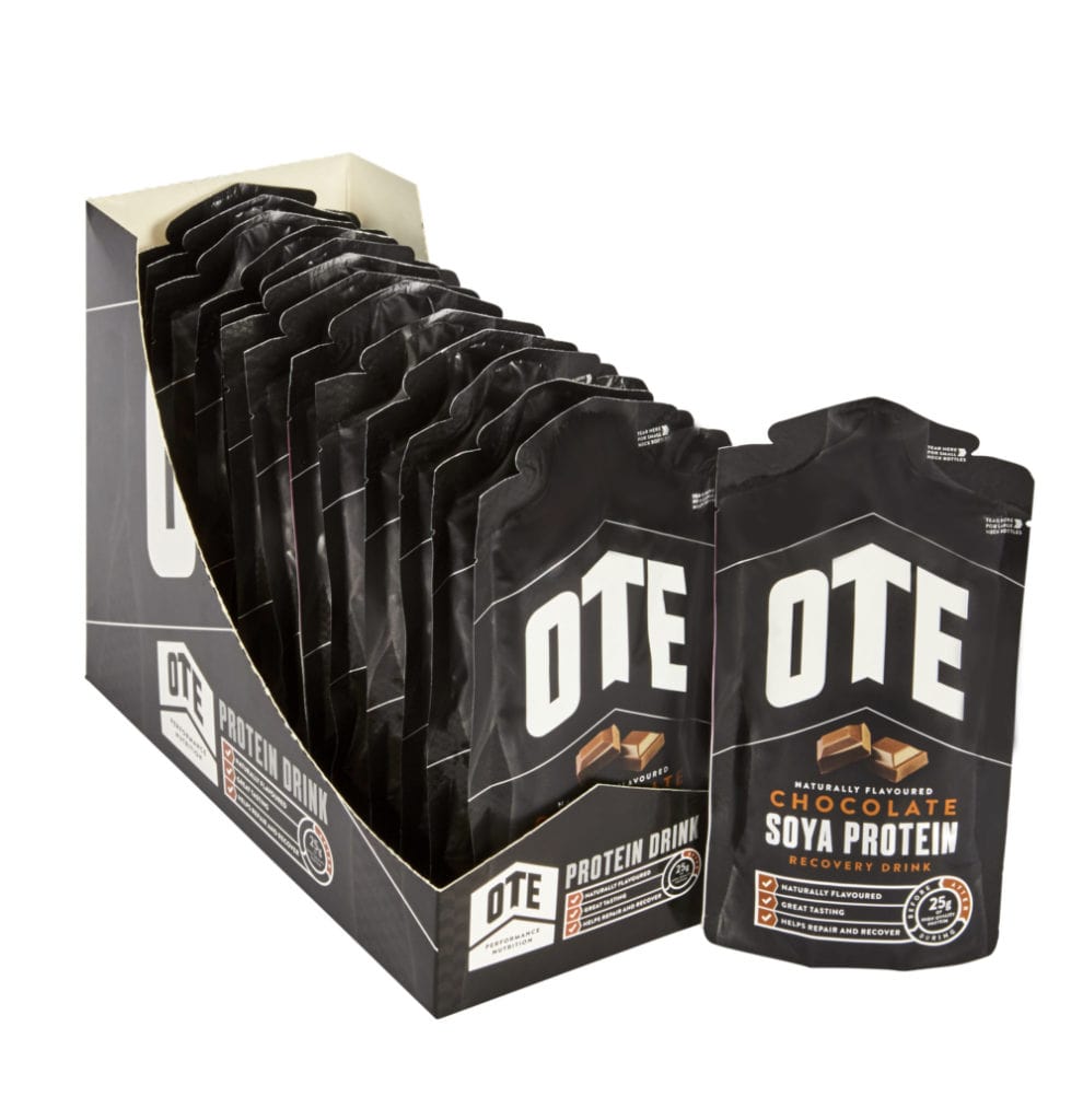 OTE Protein Drink Box of 6 / Chocolate Soya Protein Drink XMiles