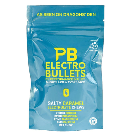 Performance Bullet Chews Single Serve / Salty Caramel Electro Bullet Chews XMiles