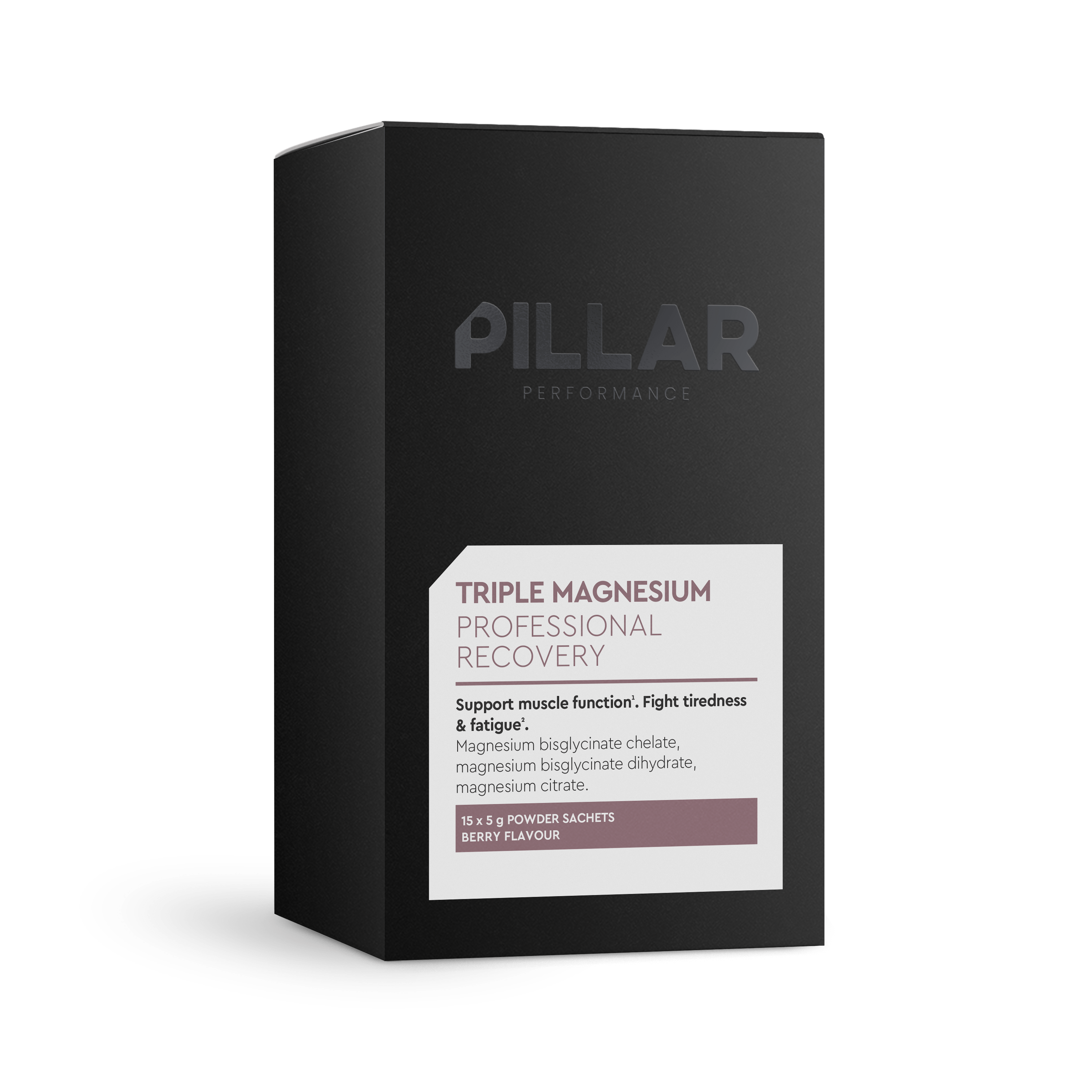 PILLAR Supplement 15 Serve Travel Pack (75g) / Berry Triple Magnesium XMiles