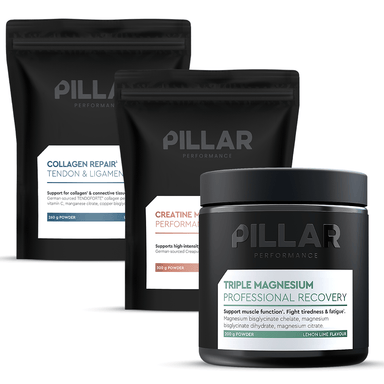 PILLAR Supplement 40 Serve Jar (200g) / Lemon & Lime PILLAR Specialist Pack XMiles