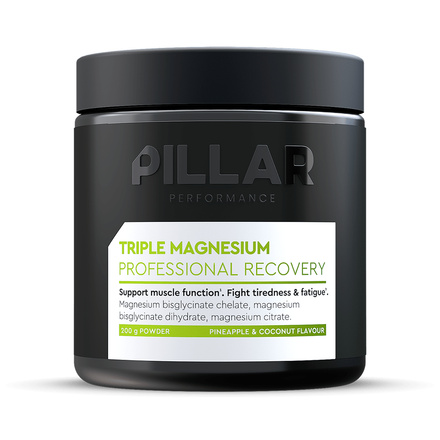 PILLAR Supplement 40 Serve Jar (200g) / Pineapple & Coconut Triple Magnesium (200g) XMiles