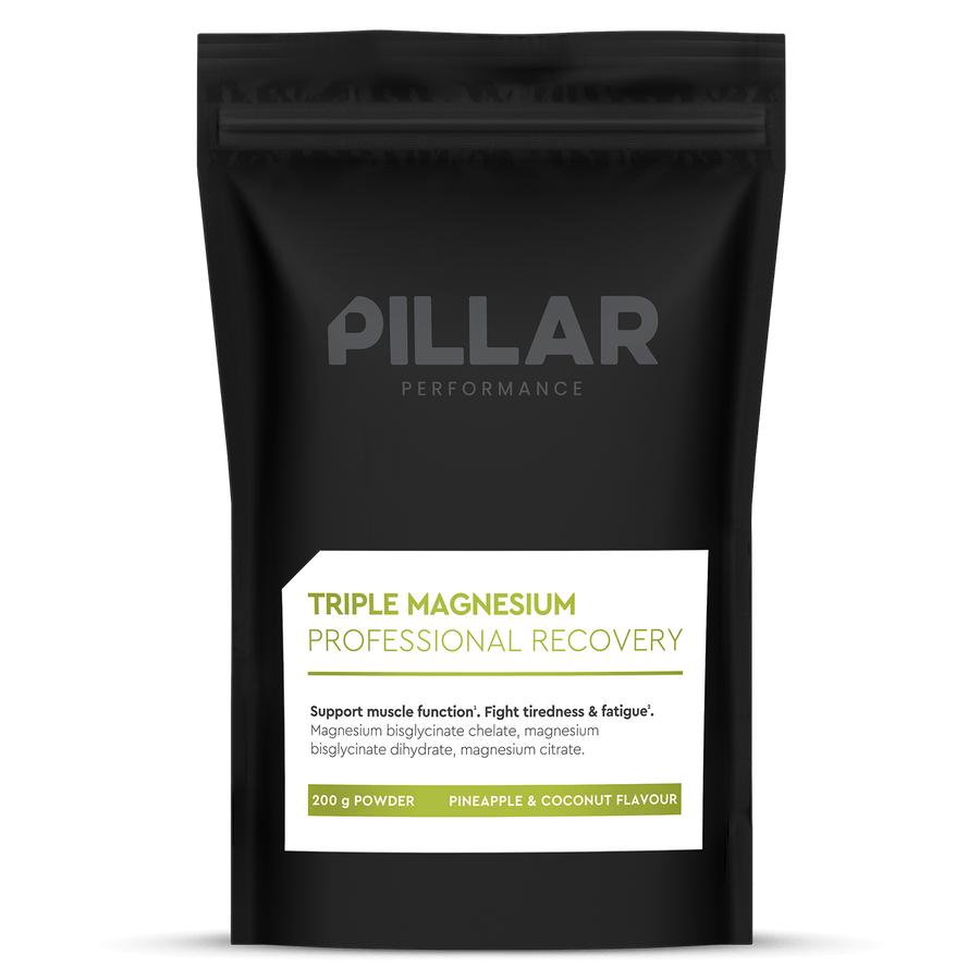 PILLAR Supplement 40 Serve Pouch (200g) / Pineapple & Coconut Triple Magnesium (200g) XMiles