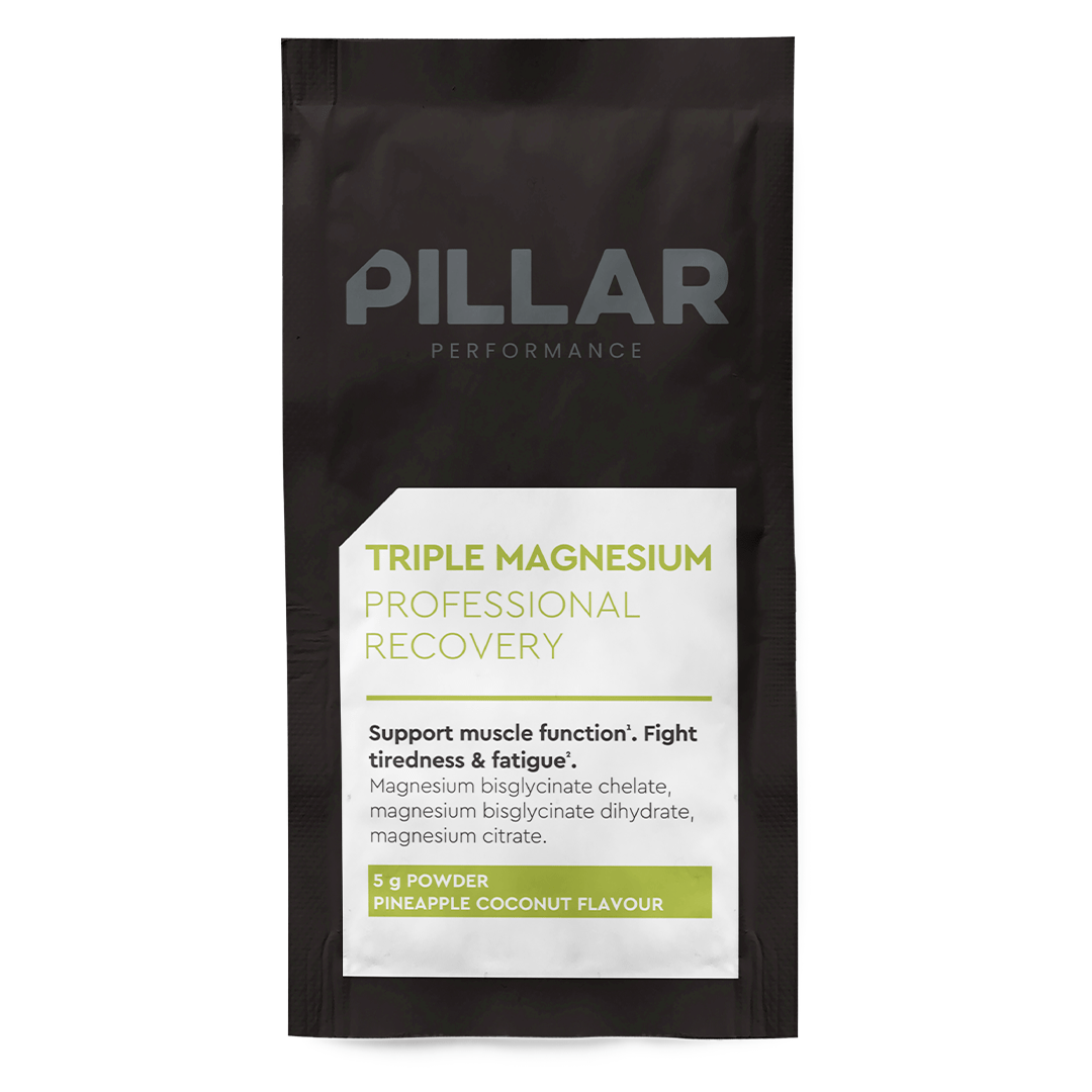 PILLAR Supplement Single Sachet (5g) / Pineapple & Coconut Triple Magnesium XMiles