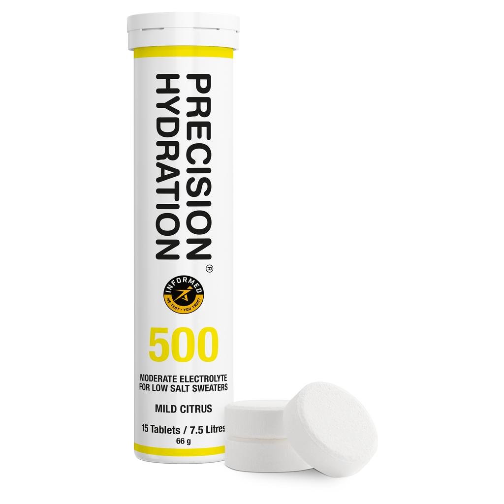 Precision Fuel & Hydration Electrolyte Drinks 15 Serving Tube / 500 Electrolyte Drink Tablets XMiles