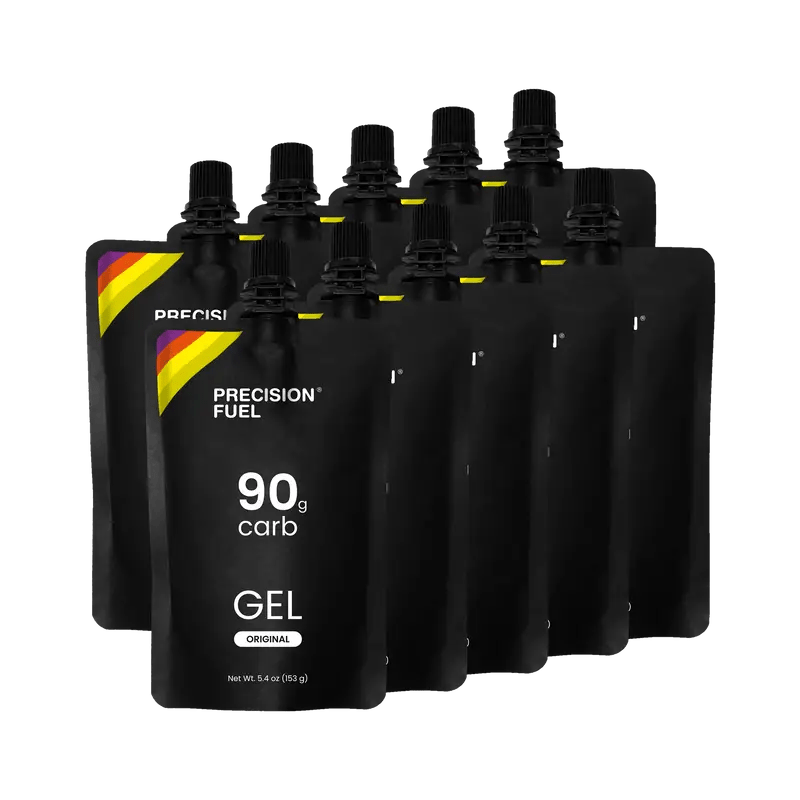 Precision Fuel & Hydration Gels Box of 10 / Original Citrus PF 90 Gel XMiles