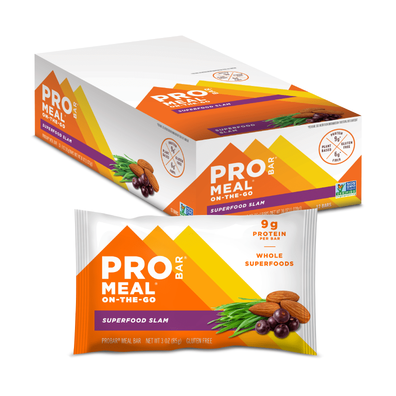 PROBAR Meal Replacement Single Serve / Superfood Slam Meal Bars XMiles