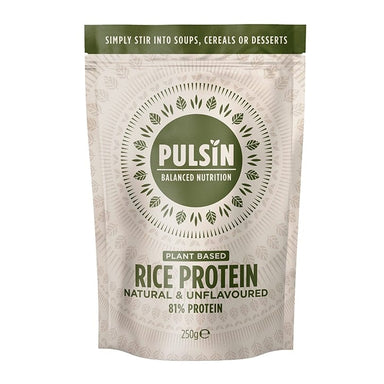 Pulsin Protein 250g Pouch / Unflavoured Rice Protein XMiles