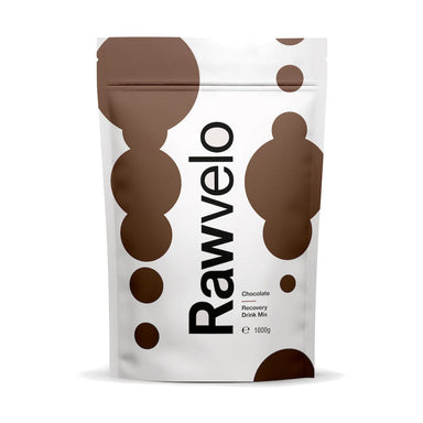 Rawvelo Protein Drink 10 Serving Pouch (1kg) / Chocolate Organic Recovery Drink Mix XMiles