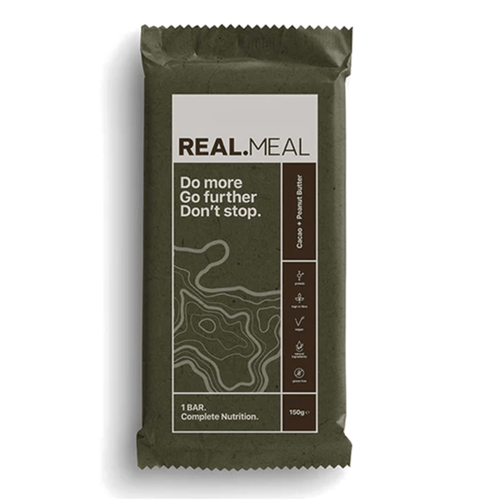 RealMeal Meal Replacement Single Serve / Cacao & Peanut Butter RealMeal Bar XMiles