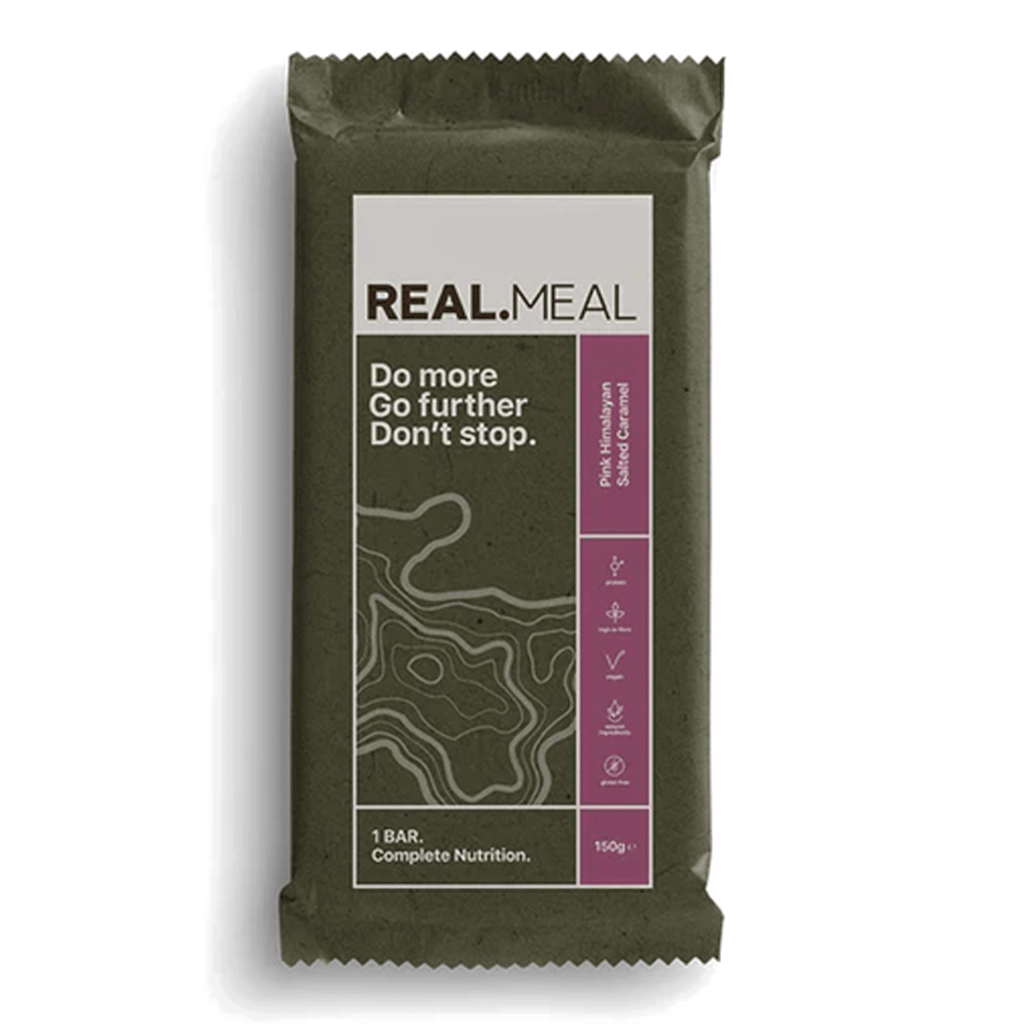 RealMeal Meal Replacement Single Serve / Pink Himalayan Salted Caramel RealMeal Bar XMiles