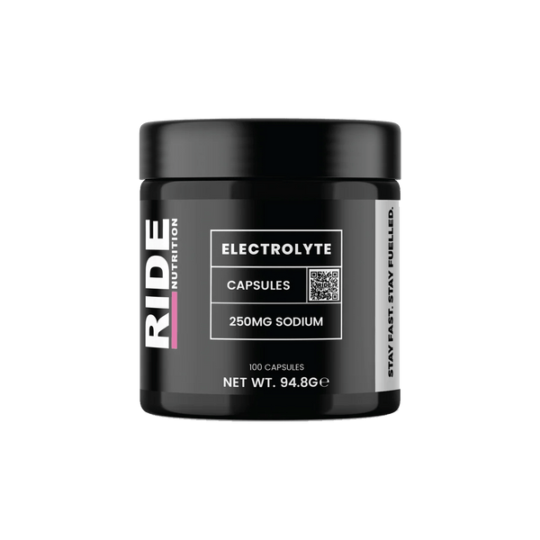 RIDE Nutrition 100ct Tub Electrolyte Capsules XMiles