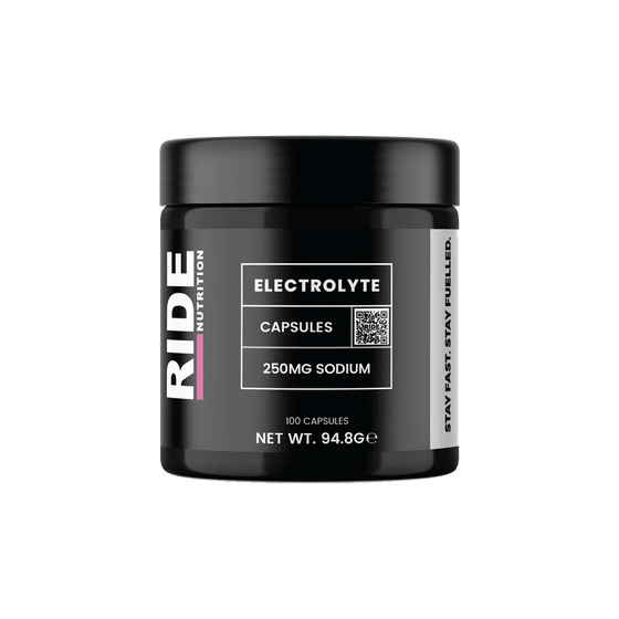 RIDE Nutrition 100ct Tub Electrolyte Capsules XMiles