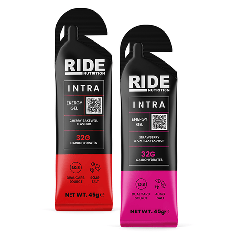 RIDE Nutrition Gels Box of 12 / Mixed INTRA Energy Gel XMiles