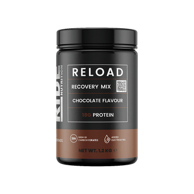 RIDE Nutrition Protein Drink 20 Serving Tub (1.2kg) / Chocolate Reload Recovery Mix XMiles