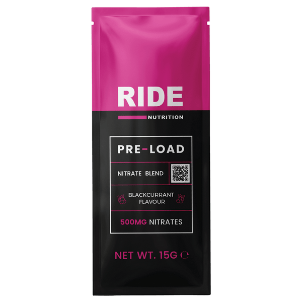 RIDE Nutrition Supplement Single Serve Pre-Load Nitrate Blend XMiles