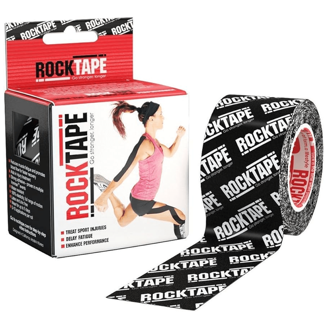 RockTape Tape Black Logo RockTape Kinesiology Tape (5cm x 5m) XMiles