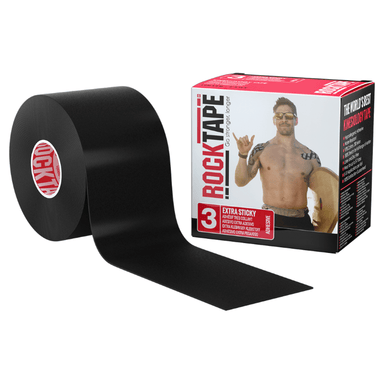 RockTape Tape Black RockTape Extra-Sticky Kinesiology Tape (5cm x 5m) XMiles