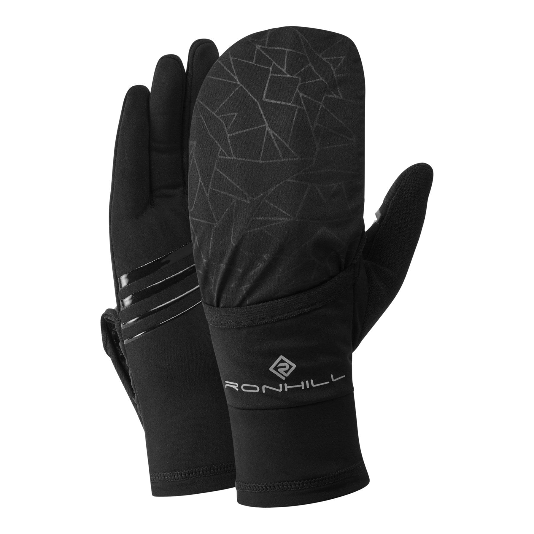 Ronhill Gloves S / All Black Wind-Block Flip Glove XMiles